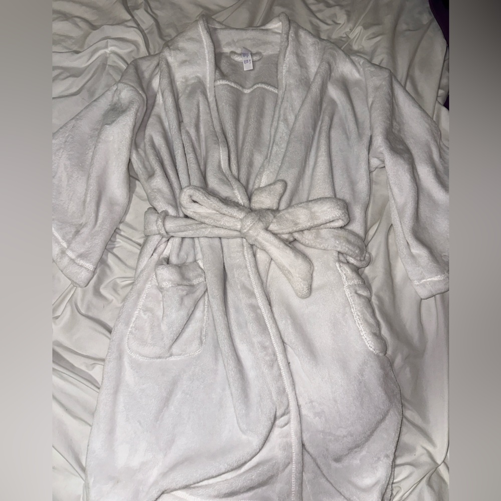 Stars Above Plush White Robe